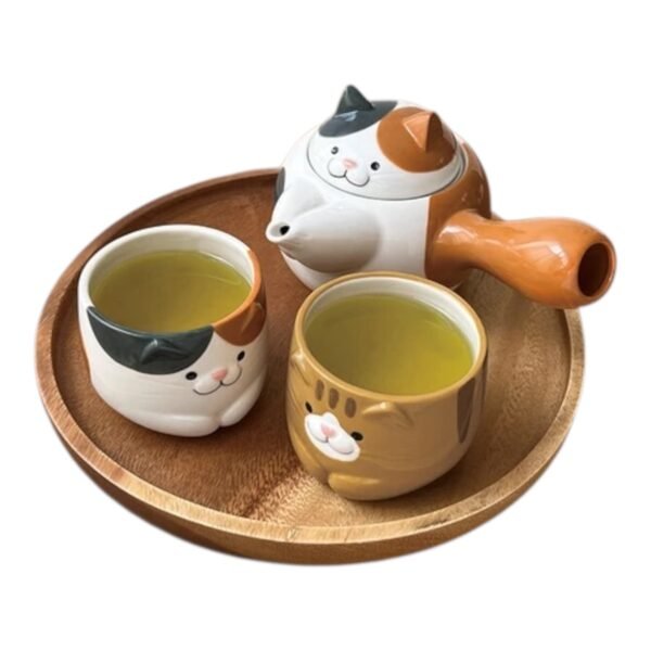 貓造型陶瓷茶壺