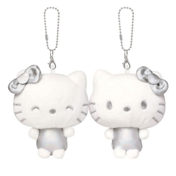 Sanrio Hello Kitty 孖裝銀色公仔掛飾
