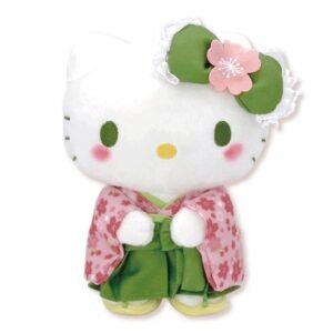 Sanrio Hello Kitty 抹茶和服系列公仔