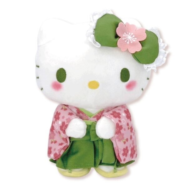 Sanrio Hello Kitty 抹茶和服系列公仔