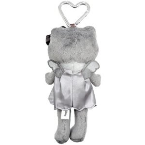Sanrio Hello Kitty 時尚系列灰色天使公仔掛飾