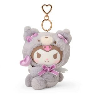Sanrio Kuromi 粉紫毛毛公仔掛飾