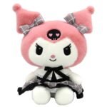 Sanrio Kuromi 格子系列粉紅色公仔 25cm