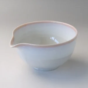 日本製 美濃燒 春風 片口抹茶碗