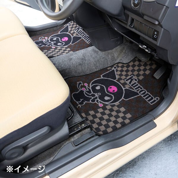 Kuromi 汽車前座地毯2塊套裝