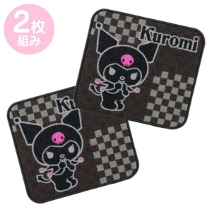 日本製造 Kuromi 汽車後座地毯2塊套裝