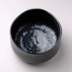 日本製 美濃燒 油滴天目 抹茶碗 俯視圖