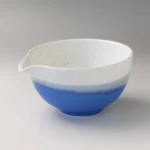 日本製 美濃燒 蒼海 片口抹茶碗