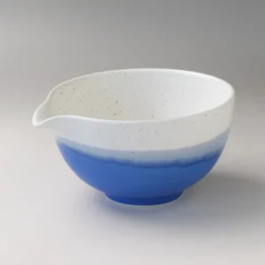 日本製 美濃燒 蒼海 片口抹茶碗