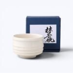 日本製 美濃燒 白萩抹茶碗