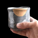 日本製 九谷燒 手繪兔子大湯呑｜茶杯 (一對裝)