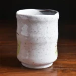 日本製 九谷燒 躍兔圖湯呑｜茶杯6 (一對裝) 背面