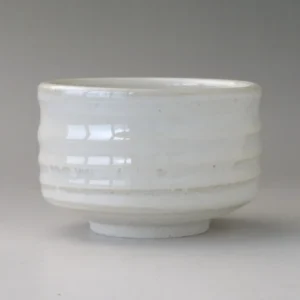 日本製 美濃燒 白萩抹茶碗