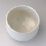 日本製 美濃燒 白萩抹茶碗