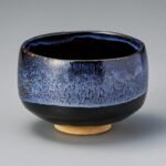 日本製 美濃燒深海抹茶碗