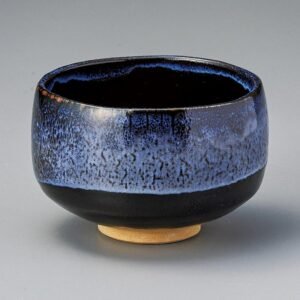 日本製 美濃燒深海抹茶碗