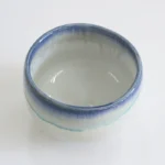 美濃燒 吳須清流抹茶碗,傾斜角度富士圖片