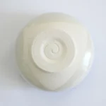 美濃燒 吳須清流抹茶碗底部大特寫