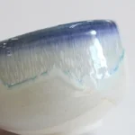 美濃燒 吳須清流抹茶碗,你的側面大特寫