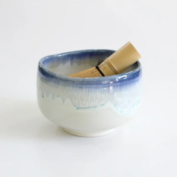 美濃燒 吳須清流抹茶碗