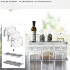 日本 TOWER 二合一調味料收納套裝