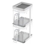 japan-tower-3-tier-slim-spice-rack-set-with-containers - white