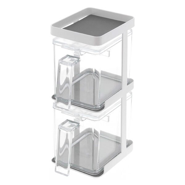 japan-tower-3-tier-slim-spice-rack-set-with-containers - white
