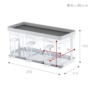 日本 TOWER 二合一調味料收納套裝