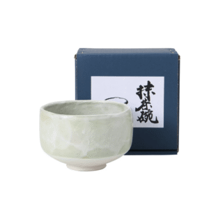 日本製 美濃燒 綠志野槌目抹茶碗 | 12cm