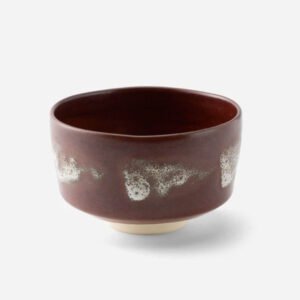日本製 京燒 辰砂白流抹茶碗 | 12cm / 570ml