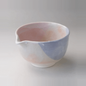 日本製 美濃燒 櫻與藤 片口抹茶碗